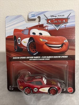 Disney Pixar Cars Radiator Springs Lightning Mcqueen Official Mattel Diecast Car