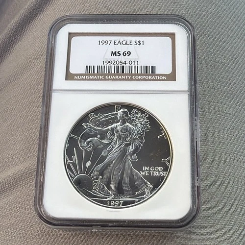NGC 1997 MS69 American Silver Eagle 🇺🇸