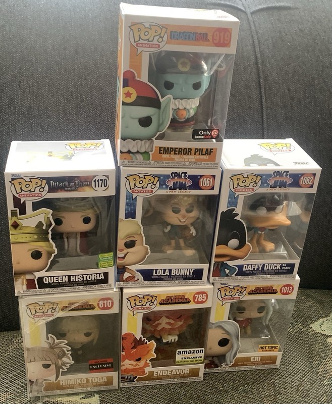 Funko Pop!My Hero Academia HimikoToga Eri Endeavor Queen Historia Mix Lot of 7  