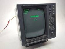 Furuno RDP-079 FR-7010D Boat Marine 12" Monochrome CRT Display Pairs w/ RSB-0034
