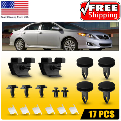 NEW CLIPS TO FIX FRONT BUMPER FOR TOYOTA COROLLA 2009-2019 GUARANTEE TO FIX NEW