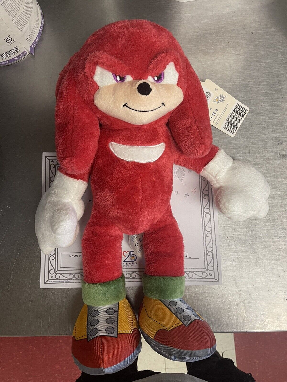 Build a Bear Online Exclusive 17 Knuckles from Sonic The Hedgehog