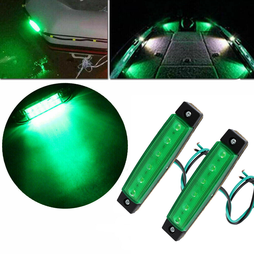 Green Marine Led Light Courtesy & Utility Strip for Boats 12 Volts