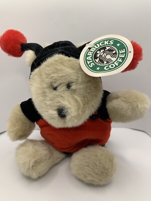 Starbucks Bearista Bear 2001 14th Edition Spring Lady Bug