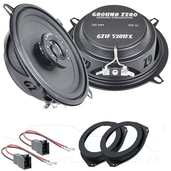 Ground Zero Lautsprecher FüR Opel Corsa Combo B 1993-2001 Vorn TüR 100W #AHU1-image