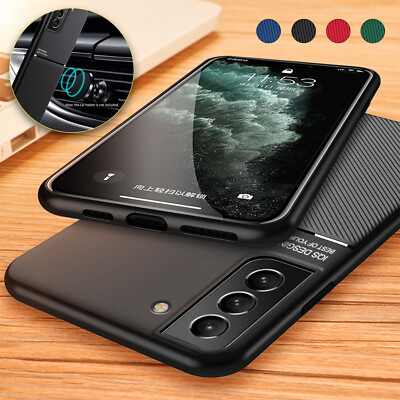 For Samsung Galaxy S24 Ultra S23 S22 Magnetic Slim Shockproof Hybrid Thin Case