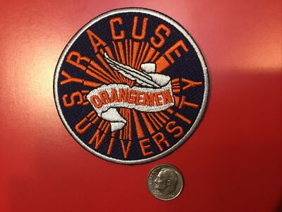 SU SYRACUSE UNIVERSITY Orangemen Vintage  Embroidered iron  On patch 3  X 3 