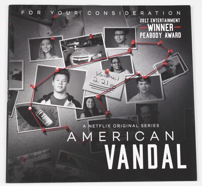 American Vandal Season 1 Netflix FYC Emmy Screener DVD 2018 Select Episodes