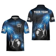 Personalized Name and Team Bowling Team Club 3D Bowling Jersey S-5XL Men Women