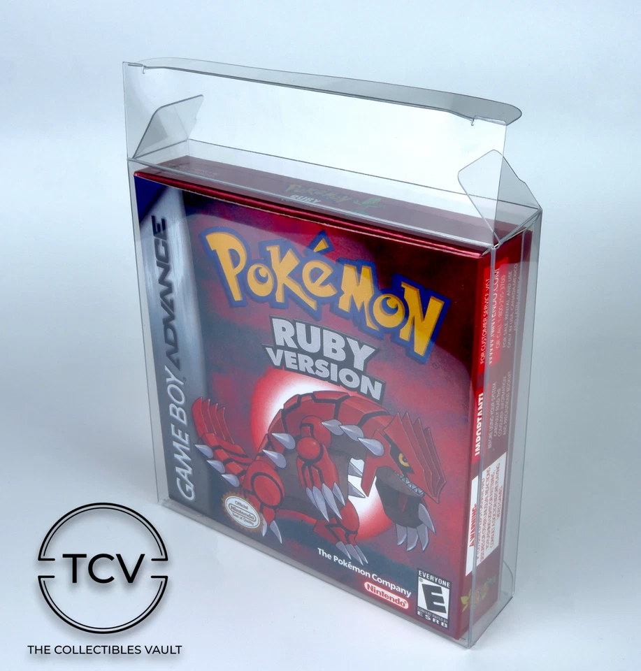 GBA GBC Gameboy Game Box Protector Case 100-Pack (0.6mm Thick Strong Plastic) - Image 3 of 4