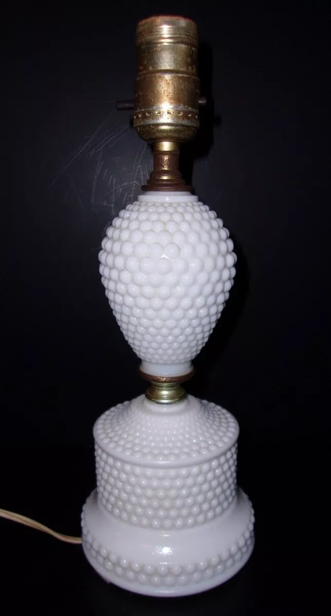 Hobnail glass lamps deals