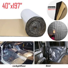 200"x 40" Thermal Sound Deadener Car Heat Shield Insulation Noise Reduce Mat