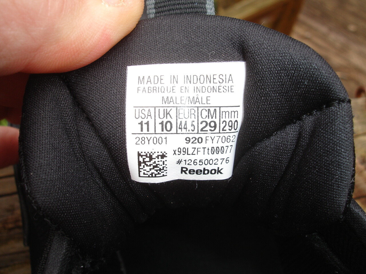 reebok 28y001