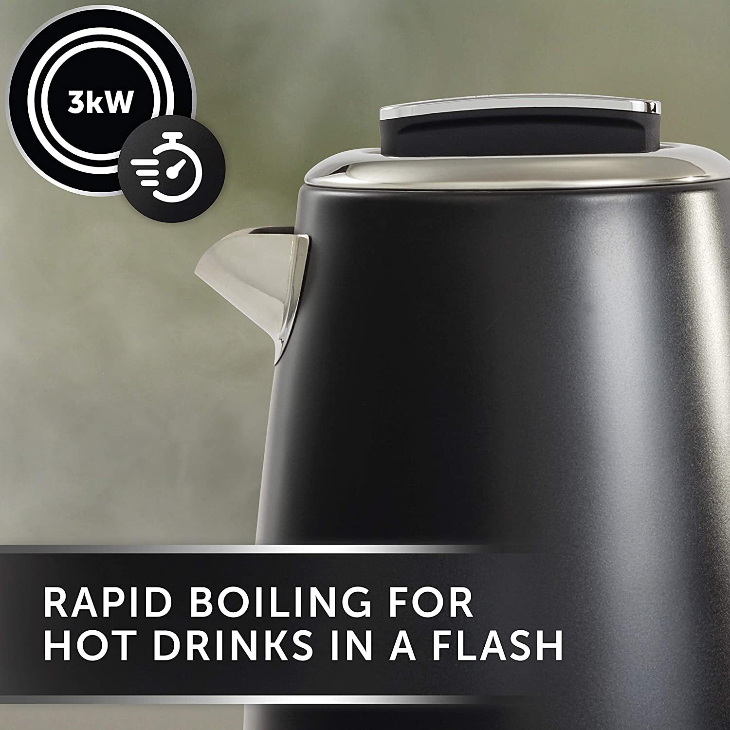 Breville VKT173 Lustra Cordless Jug Kettle 1.7 L, 3kw, Fast Boil in