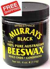 Murray's Beeswax, BLACK 4 oz for Hair 100 Australian