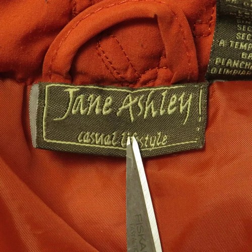 Jane Ashley Jacket Womens Large Outdoors Long Sleeve Collared Snap Close Pockets - Picture 7 of 9