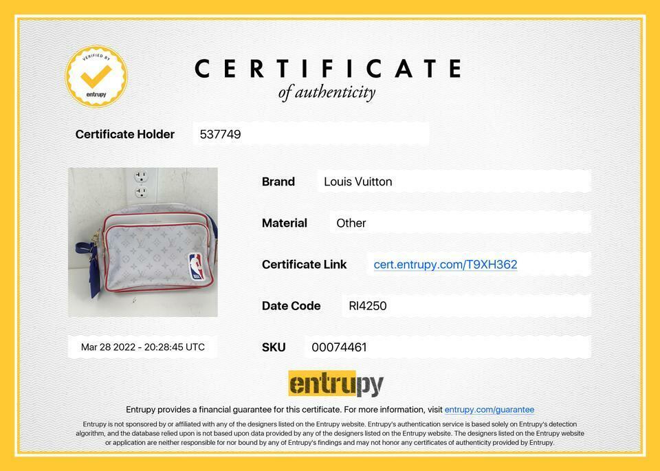 Louis Vuitton LV x NBA White Monogram Antartica Nile Louis Vuitton LV x NBA White Monogram Antartica Nile