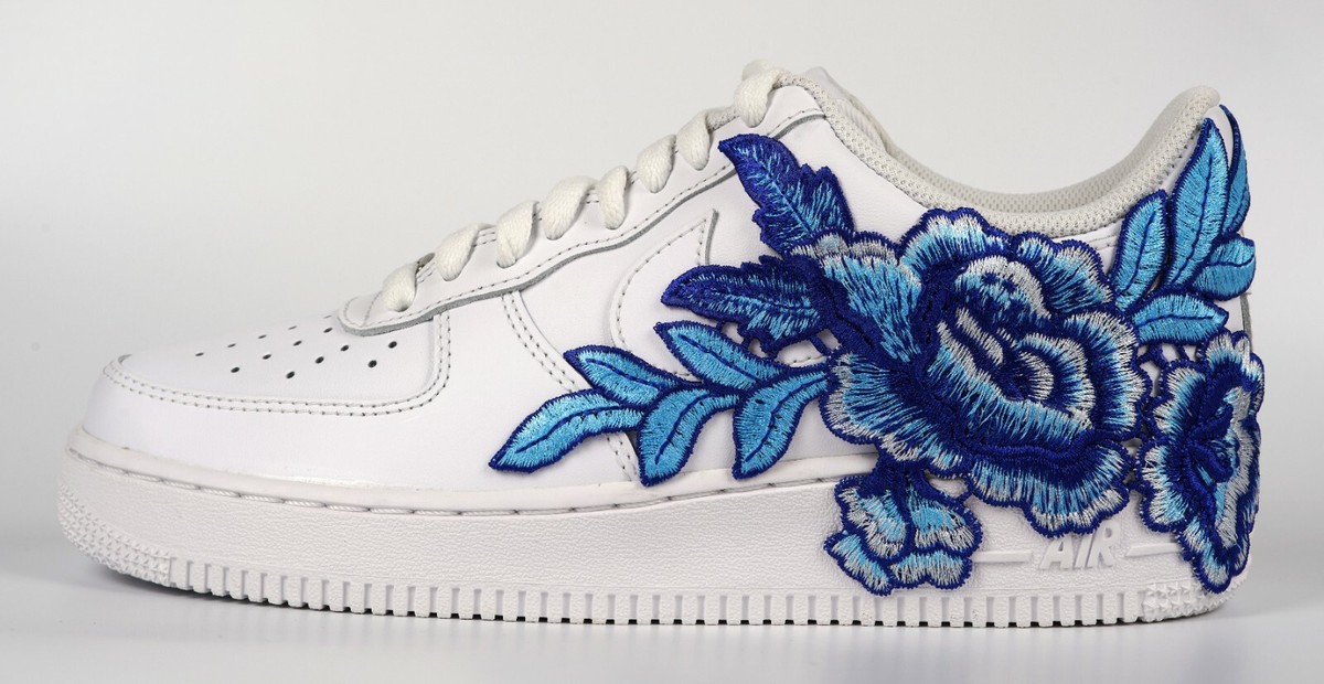 air force 1 low floral rose