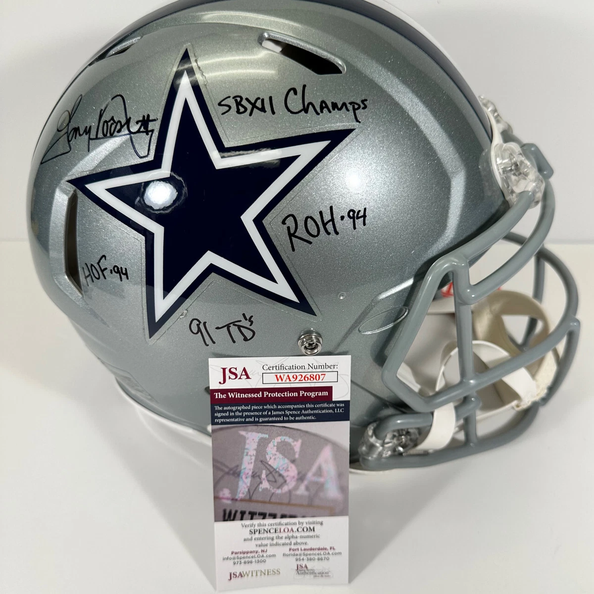 Tony dorsett autographed helmet 2025