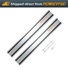 POWERTEC 110" Track Saw Guide Rail Joining Set for Milwaukee Track Saws, 71871