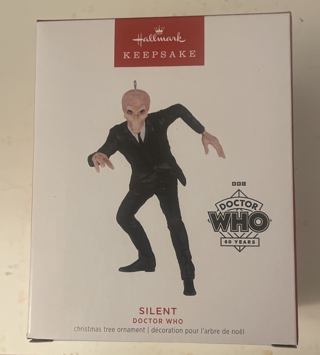 2023 Hallmark Doctor Who Silent Alien Christmas Keepsake Ornament