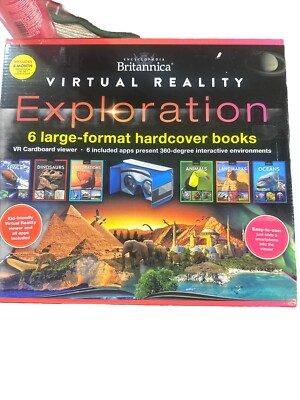 ENCYCLOPEDIA BRITANNICA Virtual Reality Exploration 6 Interactive Books Set