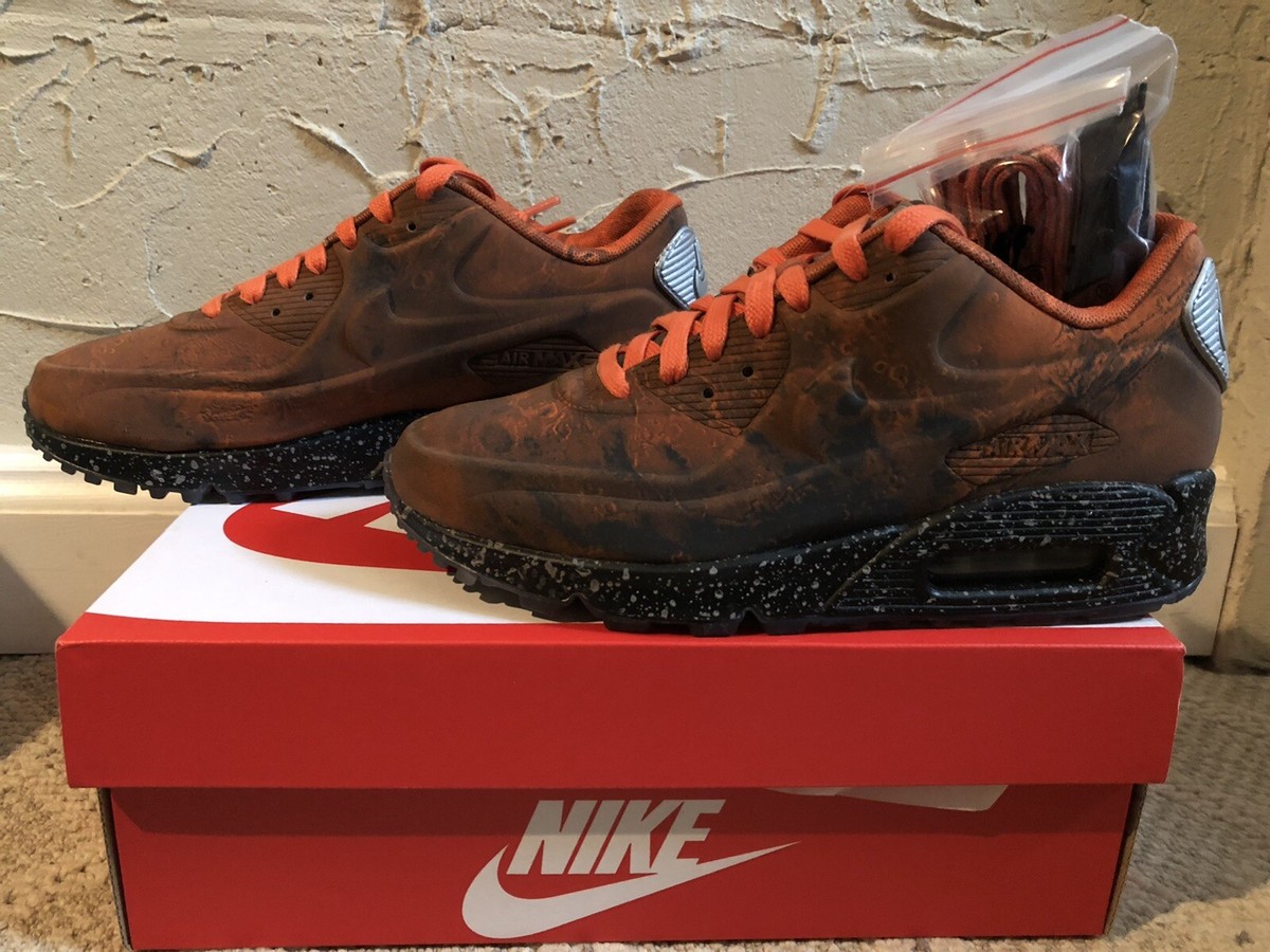 Nike Air Max 90 QS Mars Landing Orange / Black Men's Size 4 NEW
