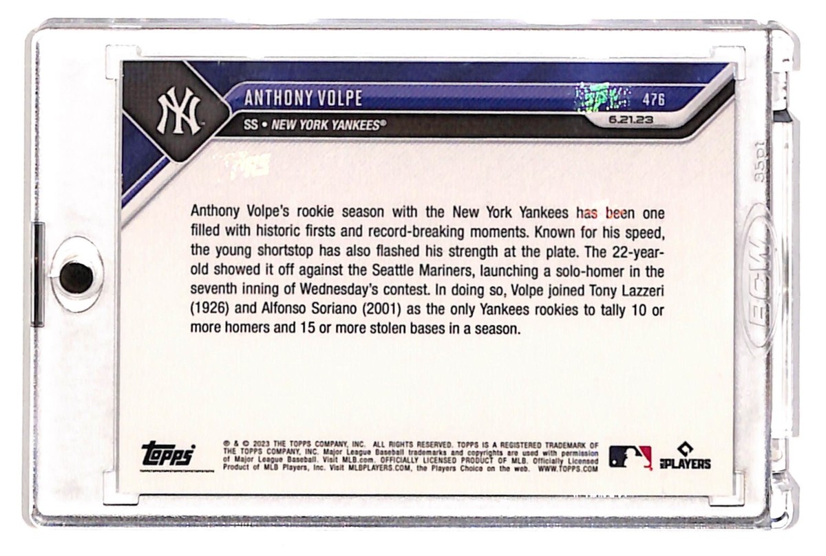2023 MLB Topps Now Anthony Volpe Rookie PURPLE PARALLEL /25 2023 MLB Topps Now Anthony Volpe Rookie PURPLE PARALLEL /25