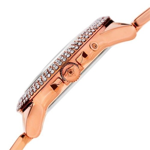 Reloj para mujer Akribos XXIV AK789RG cuarzo suizo fecha bisel de cristal Rosetone - Imagen 3 de 5