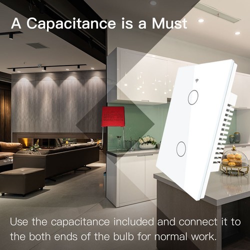 MOES WiFi RF Smart Light Switch Wall Touch Alexa Google Voice Control APP Remote - Picture 45 of 59