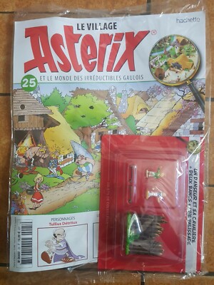 Le Village D'Asterix Editions Hachette No. 25 Issue Lead Figures New