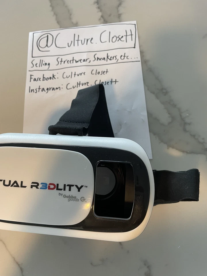 GabbaGoods VR Headset Virtual Reality Glasses for iPhone & Android - Image 2 of 3