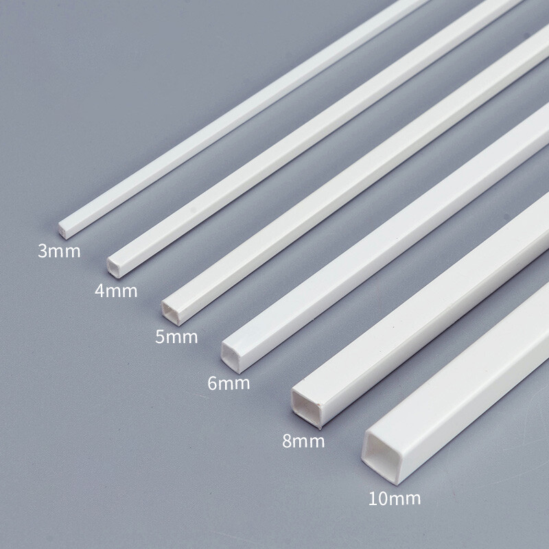 ABS Round Bar Dia 1/2/3/4/5/6mm Styrene Plastic Strips Rod Plasticard 250mm Long
