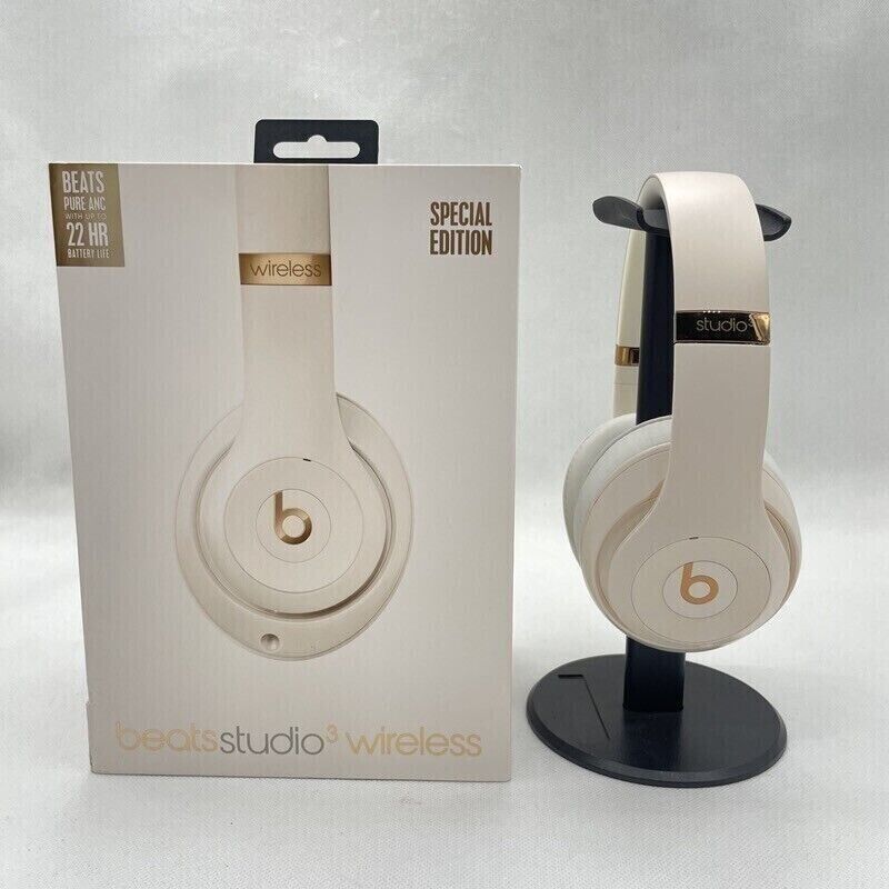Beats By Dr Dre Studio3 Wireless Headphones Ceramic Powder Beats By Dr Dre Studio3 Wireless Headphones Ceramic Powder