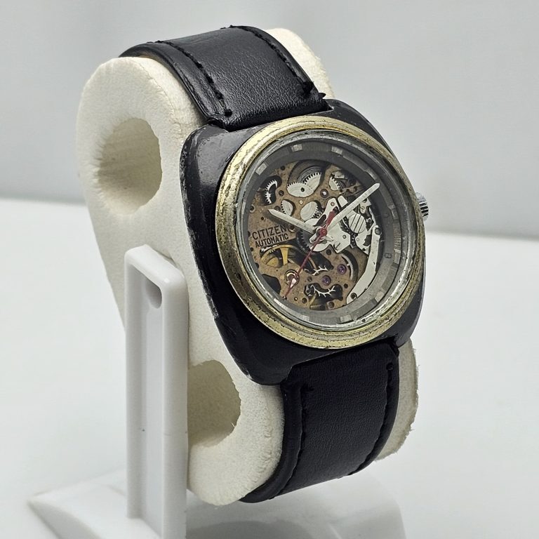 Citizen Skeleton TBC 4-76C182TA Automatic Cal.8060A Vintage Men's