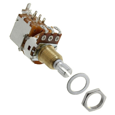 17mm Guitar Poti Potenziometer w/Push-Pull Switch 500K log. PDB183 Bourns  #WP