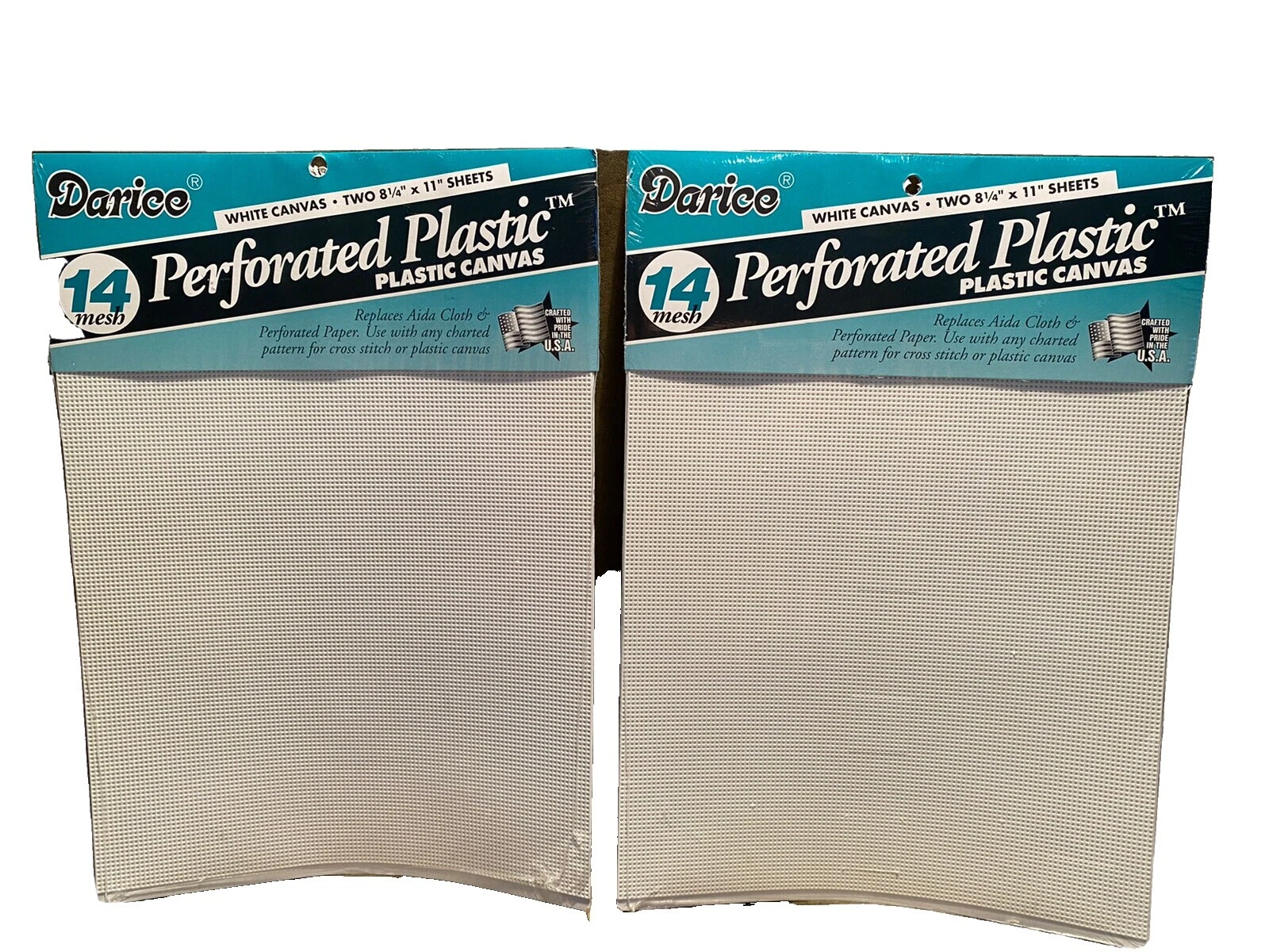 Lonas de bordado de Punto de Cruz Blanca Darice Lote