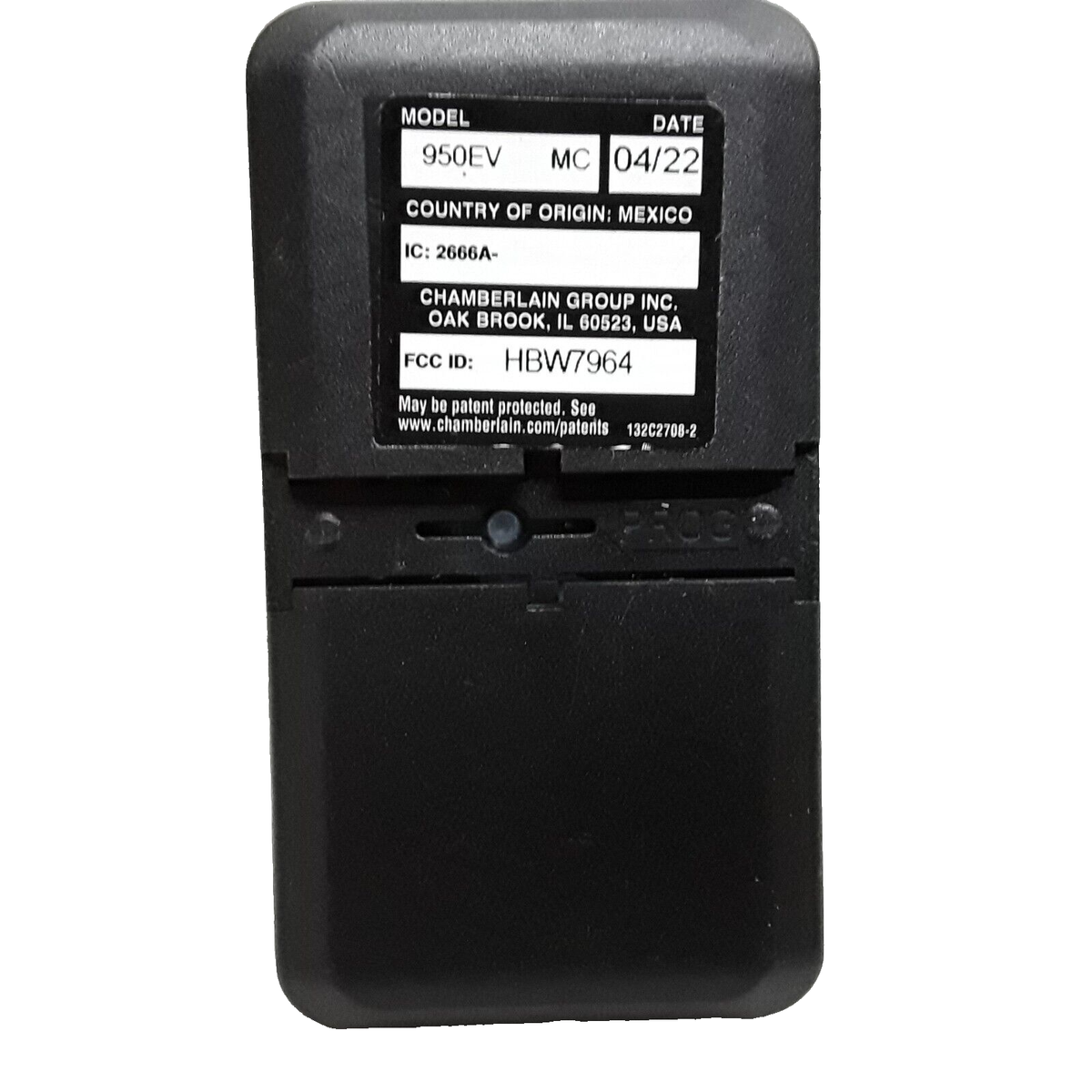 Chamberlain LiftMaster single button garage door and gate remote