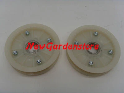 Set 2 pulegge dentate trattorino rasaerba ORIGINALE STIGA PARK 95 COMBI - VILLA