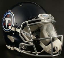 *CUSTOM* TENNESSEE TITANS NFL Riddell Speed AUTHENTIC Football Helmet