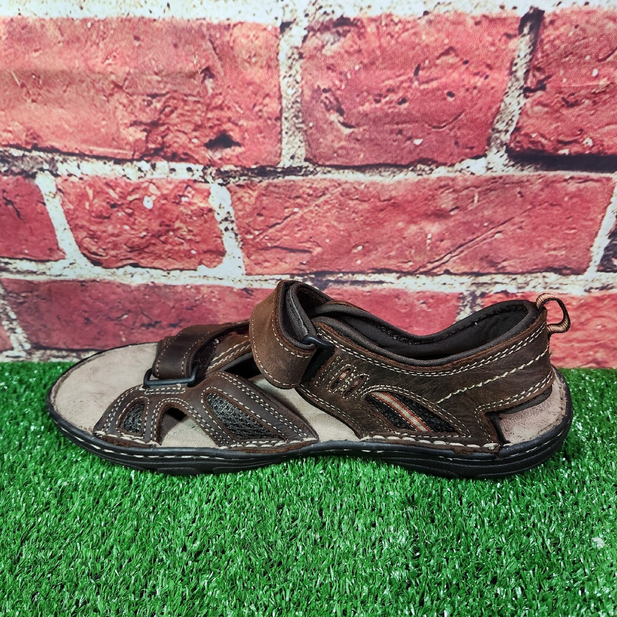 Sz 10 Men's Skechers Brown Sandals SN 62094 | eBay