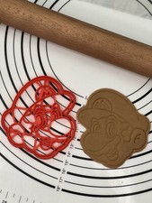 Cortador y molde de galletas Super Mario producido por arte de cocina 3D