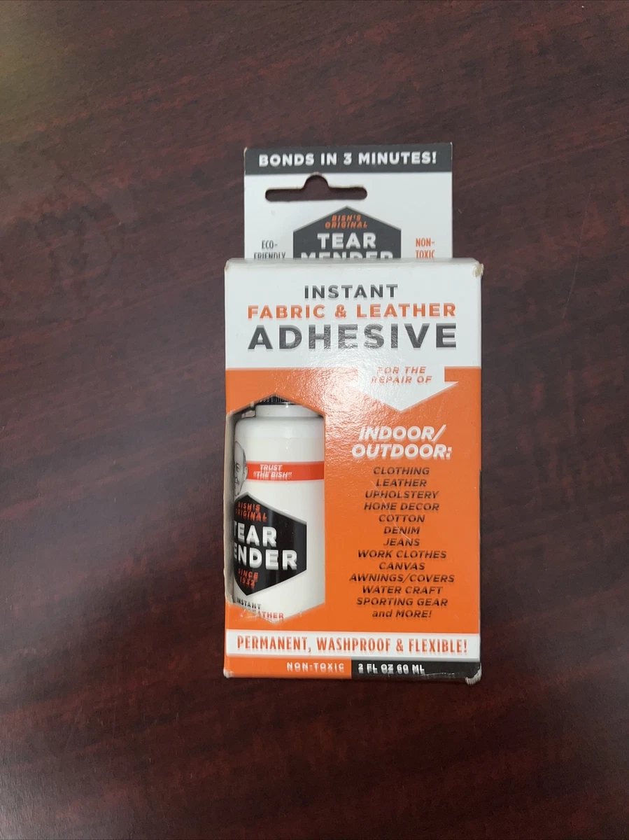 Tear Mender Instant Fabric & Leather Adhesive Packaged-2oz