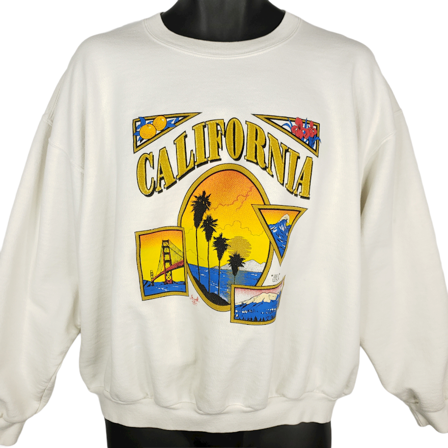 California Sweatshirt Vintage 80s 
