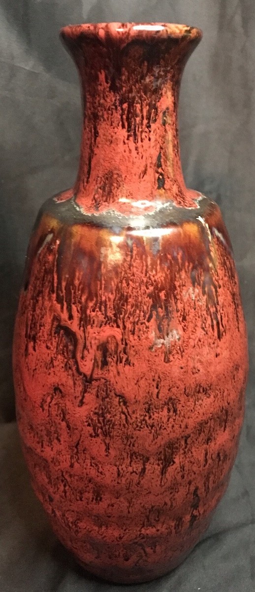 ★１点限り★ FAT LAVA 70‘s 花瓶 by SCHEURICH Vase 1970s. Fat Lava Ceramic. Scheurich West Germany