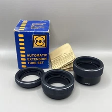 VTG PRO Automatic Extension Tube Set for Pentax Praktica Yashica Edixa Mamiya