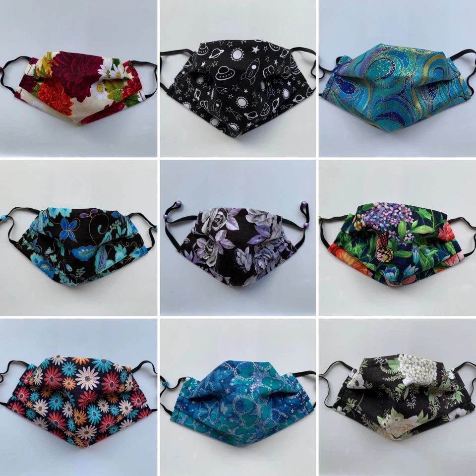 Face Mask Double Layer Cotton Fabric – Washable & Reusable – 20 Colors – Fashion - Image 4 of 4