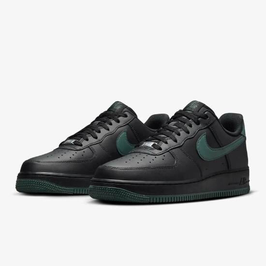 Nike Air Force 1 '07 Low Shoes Black/Vintage Green (FJ4146-001