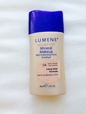 Lumene Double Stay Mineral Makeup for oily&combination skin 4 peach beige 30ml 