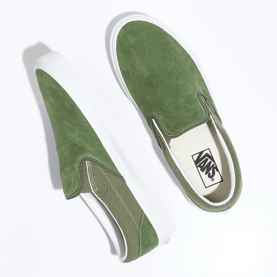 Vans Classic Slip-On Textured Chive Suede (Size 10) - New